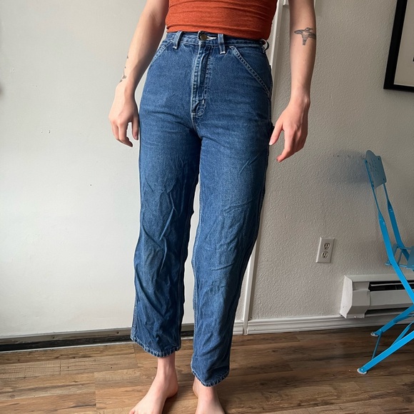 Carhartt high waisted wide leg jeans - Picture 4 of 6